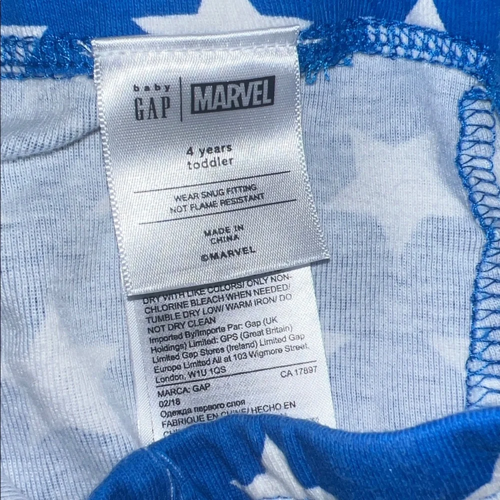 babyGap | Marvel Captain America Shortie PJ Set - 4